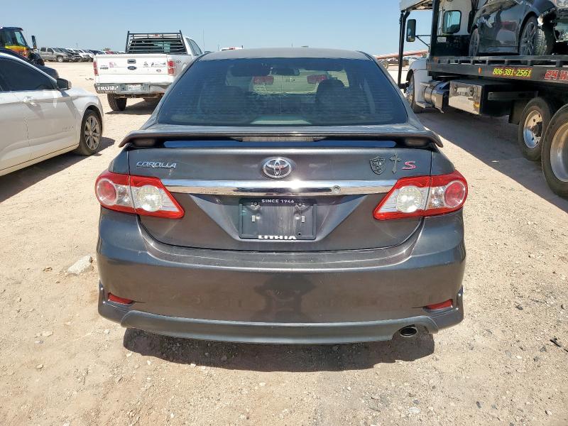 5YFBU4EEXDP124572 - 2013 TOYOTA COROLLA BASE Grafitowy zdjęcie 6