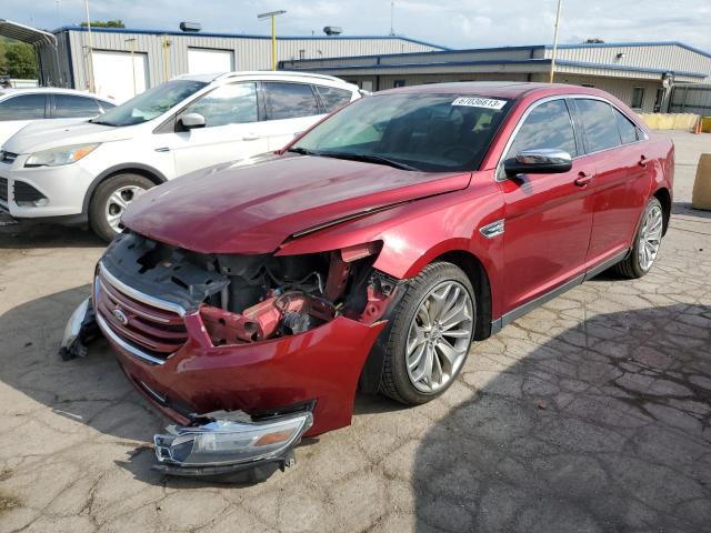 1FAHP2F80DG185404 - 2013 FORD TAURUS LIMITED RED photo 1