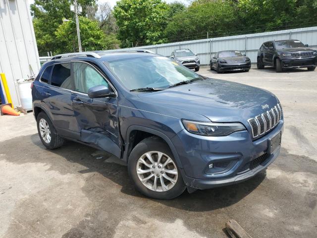 1C4PJMCB0KD372336 - 2019 JEEP CHEROKEE LATITUDE Niebieski zdjęcie 4