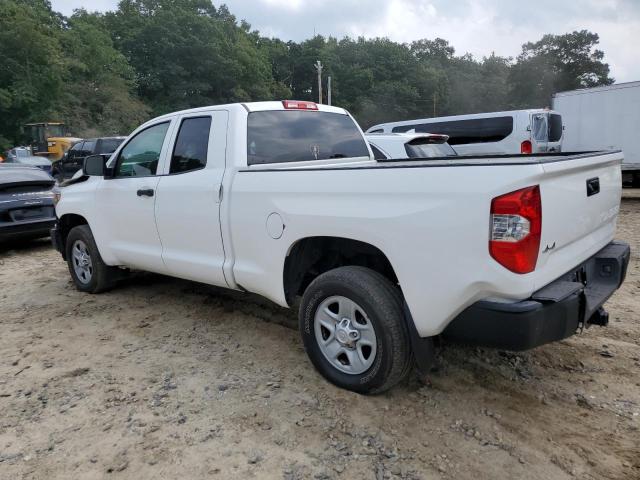 5TFUM5F16KX080868 - 2019 TOYOTA TUNDRA DOUBLE CAB SR/SR5 WHITE photo 2