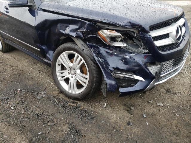 WDCGG8JB6DG150551 - 2013 MERCEDES-BENZ GLK 350 4MATIC BLUE photo 9