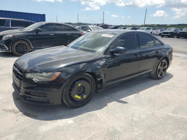 WAUHGAFC0EN106784 - 2014 AUDI A6 PRESTIGE შავი ფოტო 1