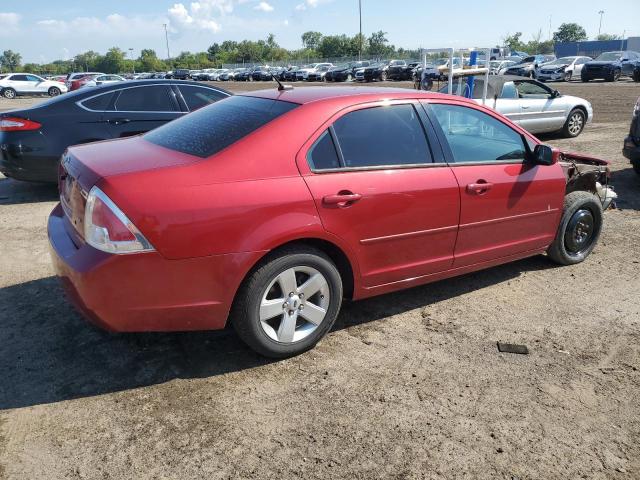 3FAHP07Z69R214559 - 2009 FORD FUSION SE RED photo 3