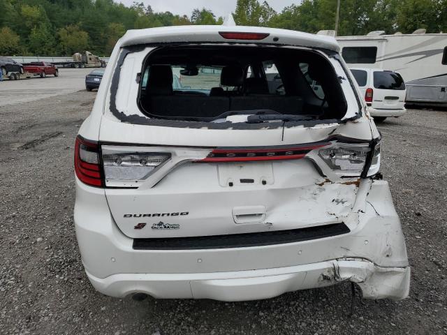 1C4SDJCT6JC219313 - 2018 DODGE DURANGO R/T WHITE photo 6