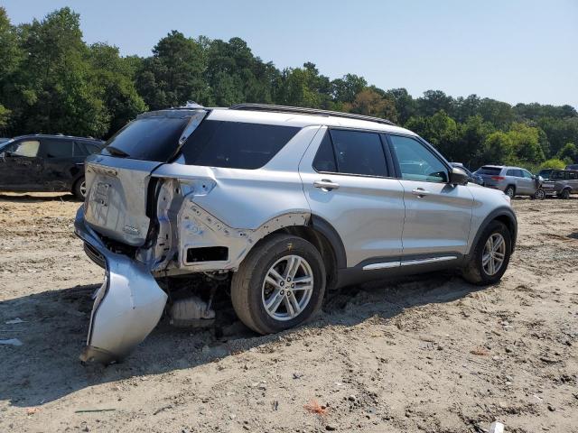 1FMSK7DH9MGB28368 - 2021 FORD EXPLORER XLT 银色 照片 3