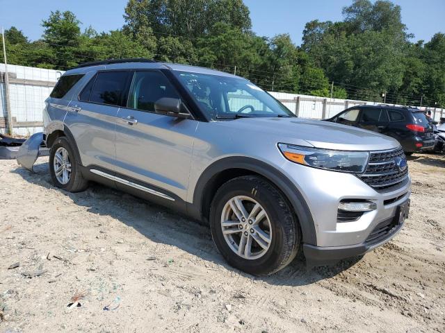1FMSK7DH9MGB28368 - 2021 FORD EXPLORER XLT 银色 照片 4