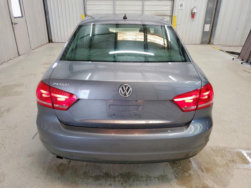 1VWAH7A32DC077940 - 2013 VOLKSWAGEN PASSAT S GRAY photo 6