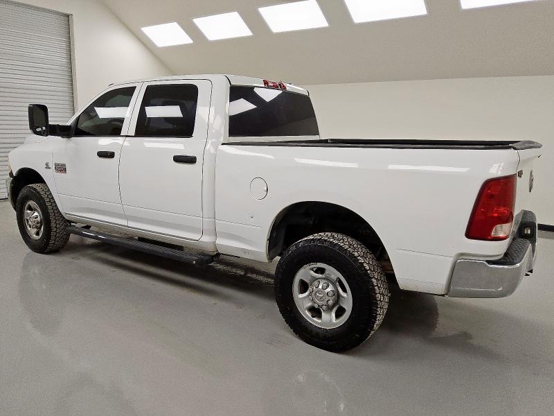 3D7UT2CL7AG189470 - 2010 DODGE RAM 2500 WHITE photo 2