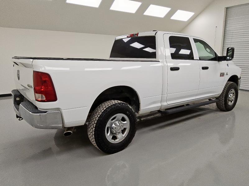 3D7UT2CL7AG189470 - 2010 DODGE RAM 2500 WHITE photo 3