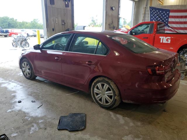 3VW2B7AJ1HM362072 - 2017 VOLKSWAGEN JETTA S RED photo 2