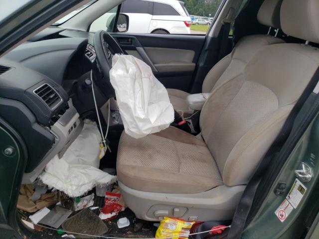 JF2SJAFC5GH489778 - 2016 SUBARU FORESTER 2.5I PREMIUM GREEN photo 7