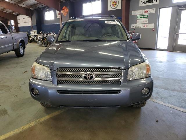 JTEEW21A670044176 - 2007 TOYOTA HIGHLANDER HYBRID BLUE photo 5