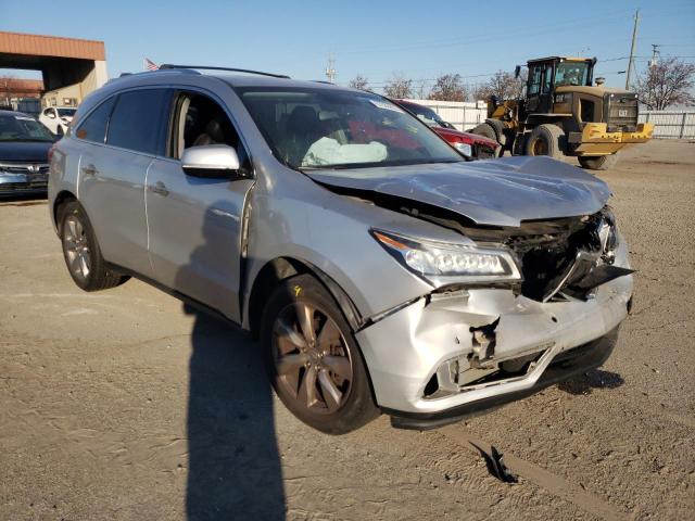 5FRYD4H87FB019050 - 2015 ACURA MDX ADVANCE SILVER photo 1