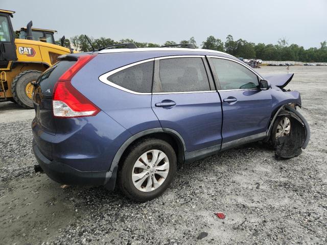 5J6RM3H55CL017144 - 2012 HONDA CR-V EX BLUE photo 3