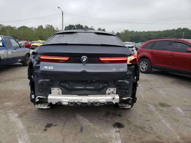 5UXCY6C04L9D04518 - 2020 BMW X6 XDRIVE40I CHARCOAL photo 6