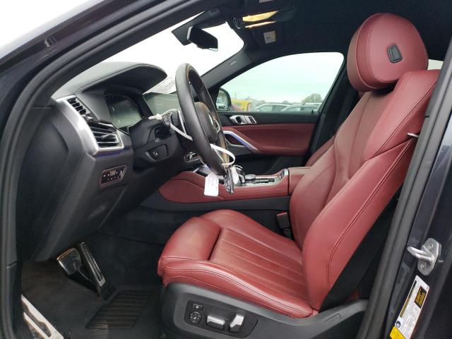 5UXCY6C04L9D04518 - 2020 BMW X6 XDRIVE40I CHARCOAL photo 7