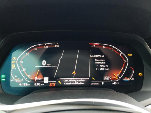 5UXCY6C04L9D04518 - 2020 BMW X6 XDRIVE40I CHARCOAL photo 9