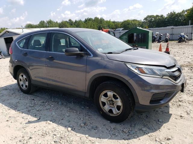 5J6RM4H38FL079680 - 2015 HONDA CR-V LX GRAY photo 4