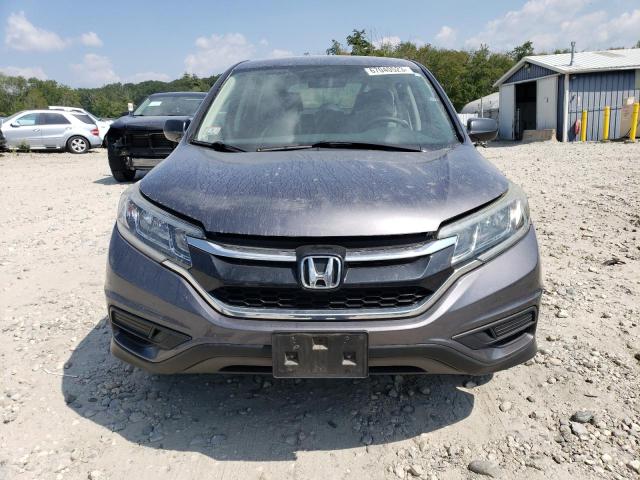 5J6RM4H38FL079680 - 2015 HONDA CR-V LX GRAY photo 5