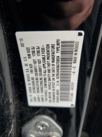 3CZRE4H53AG703034 - 2010 HONDA CR-V EX BLACK photo 13