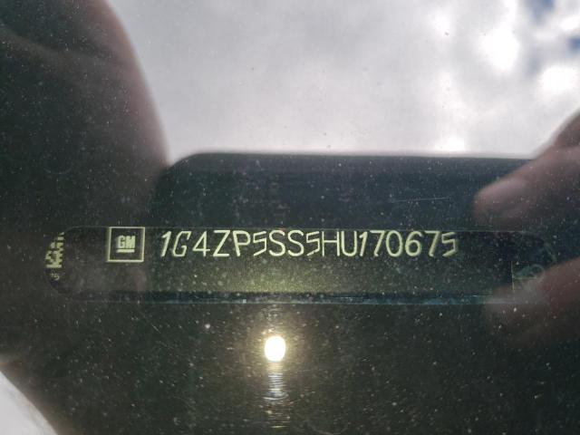 1G4ZP5SS5HU170675 - 2017 BUICK LACROSSE ESSENCE თეთრი ფოტო 10