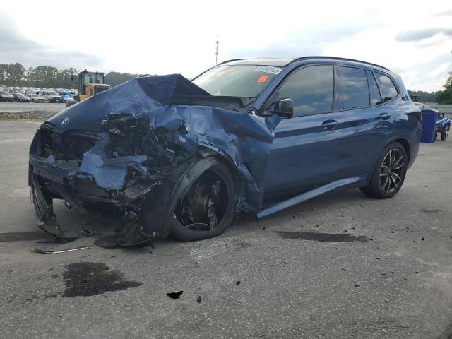 5UX83DP01P9N63411 - 2023 BMW X3 M40I BLUE photo 1