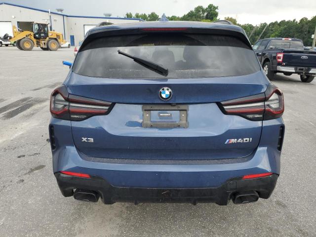 5UX83DP01P9N63411 - 2023 BMW X3 M40I BLUE photo 6