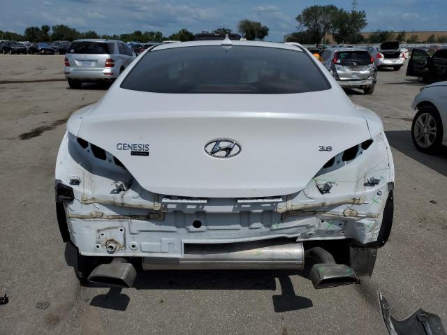 KMHHT6KJ7GU132772 - 2016 HYUNDAI GENESIS CO 3.8L WHITE photo 6