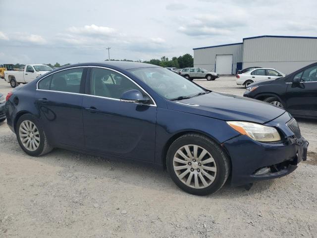 2G4GR5EK0C9147503 - 2012 BUICK REGAL BLUE photo 4