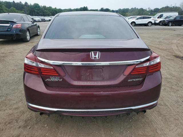 1HGCR2F59GA148204 - 2016 HONDA ACCORD SPORT Bordo foto 6