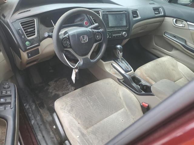 19XFB2F8XEE046611 - 2014 HONDA CIVIC EX BURGUNDY photo 8