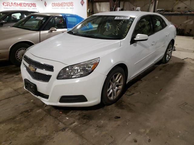 1G11C5SA1DF168062 - 2013 CHEVROLET MALIBU 1LT WHITE photo 2