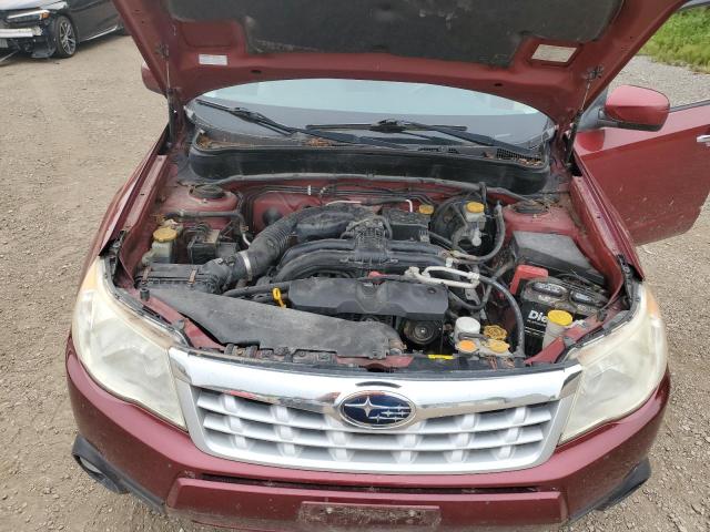 JF2SHCDC7BG761322 - 2011 SUBARU FORESTER 2.5X PREMIUM RED photo 12