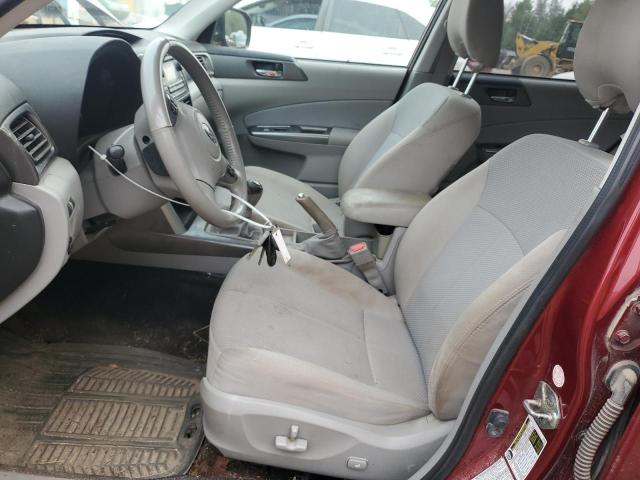 JF2SHCDC7BG761322 - 2011 SUBARU FORESTER 2.5X PREMIUM RED photo 7