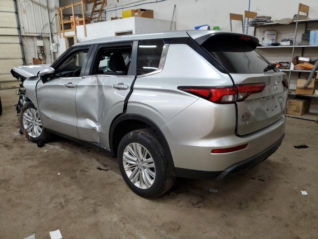 JA4J4TA80NZ015691 - 2022 MITSUBISHI OUTLANDER ES SILVER photo 2