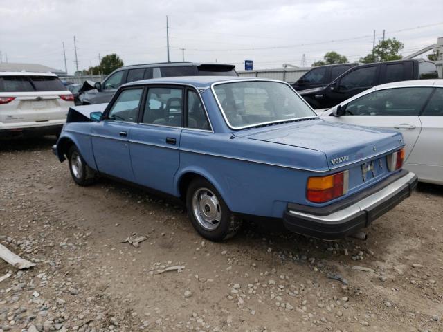 YV1AX4942C1737223 - 1982 VOLVO 244 DL BLUE photo 2