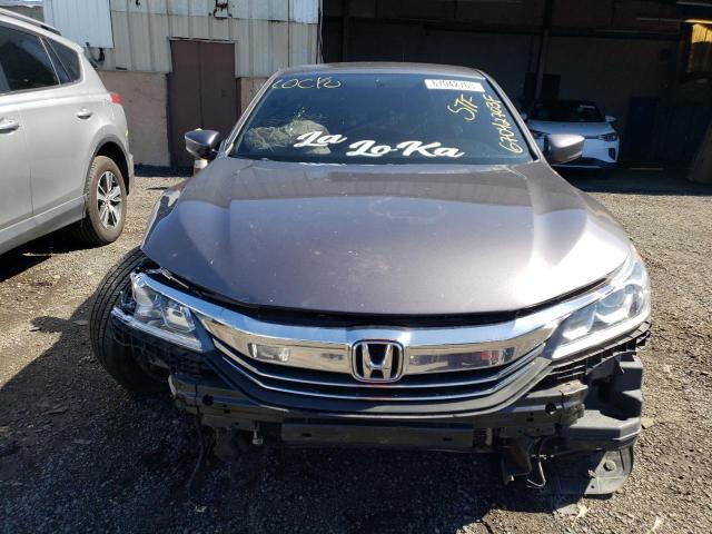 1HGCR2F55GA149320 - 2016 HONDA ACCORD SPORT GRAY photo 5