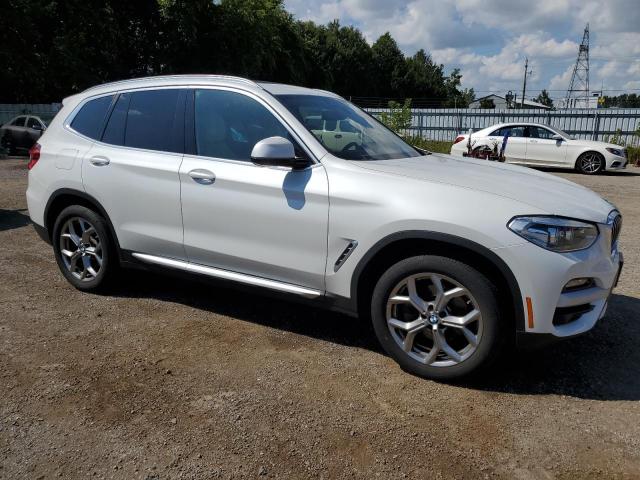 5UXTY5C00M9D90101 - 2021 BMW X3 XDRIVE30I WHITE photo 4