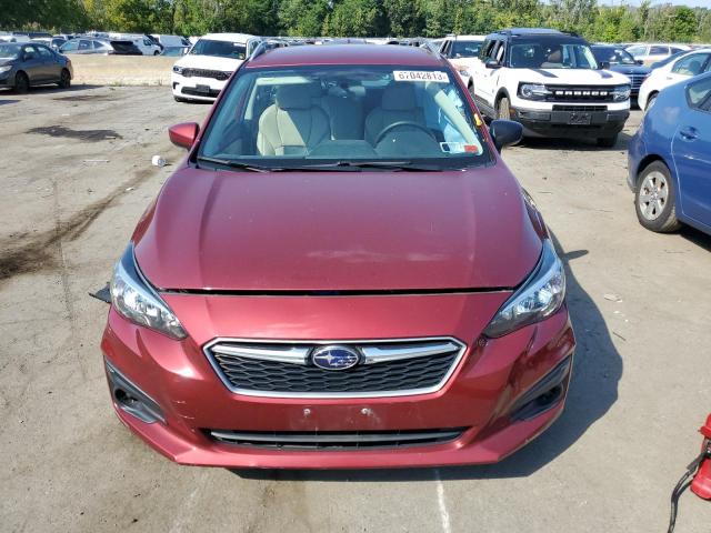 4S3GTAB6XH3727606 - 2017 SUBARU IMPREZA PREMIUM RED photo 5