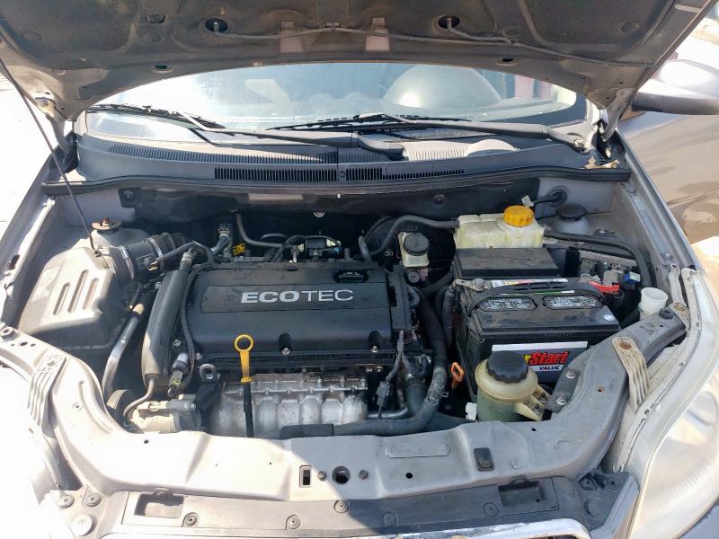 KL1TD66E19B635194 - 2009 CHEVROLET AVEO LS 灰色 照片 11