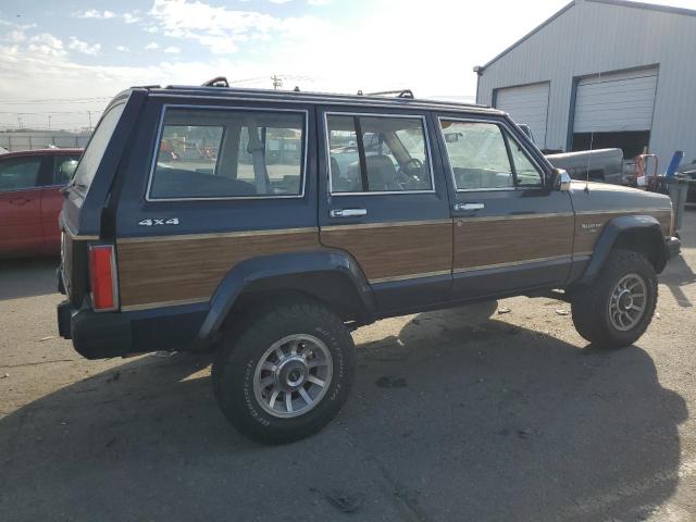 1J4FN78L4LL216031 - 1990 JEEP WAGONEER LIMITED BLUE photo 3