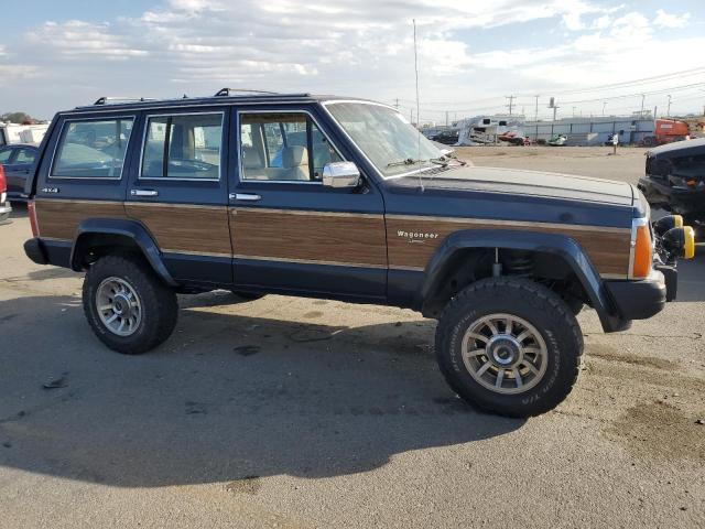 1J4FN78L4LL216031 - 1990 JEEP WAGONEER LIMITED BLUE photo 4