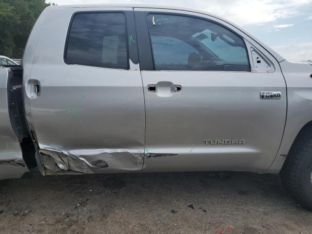 5TFRY5F10FX188662 - 2015 TOYOTA TUNDRA DOUBLE CAB SR/SR5 SILVER photo 10