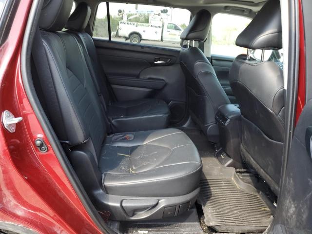 5TDHZRBH4MS070166 - 2021 TOYOTA HIGHLANDER XLE BURGUNDY photo 11