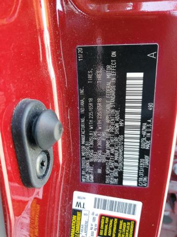 5TDHZRBH4MS070166 - 2021 TOYOTA HIGHLANDER XLE BURGUNDY photo 13