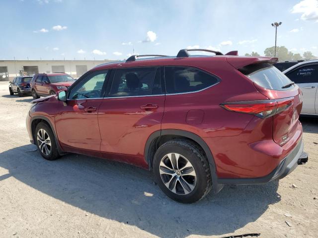 5TDHZRBH4MS070166 - 2021 TOYOTA HIGHLANDER XLE BURGUNDY photo 2