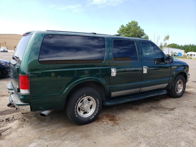 1FMNU42S61EB76955 - 2001 FORD EXCURSION LIMITED GREEN photo 3