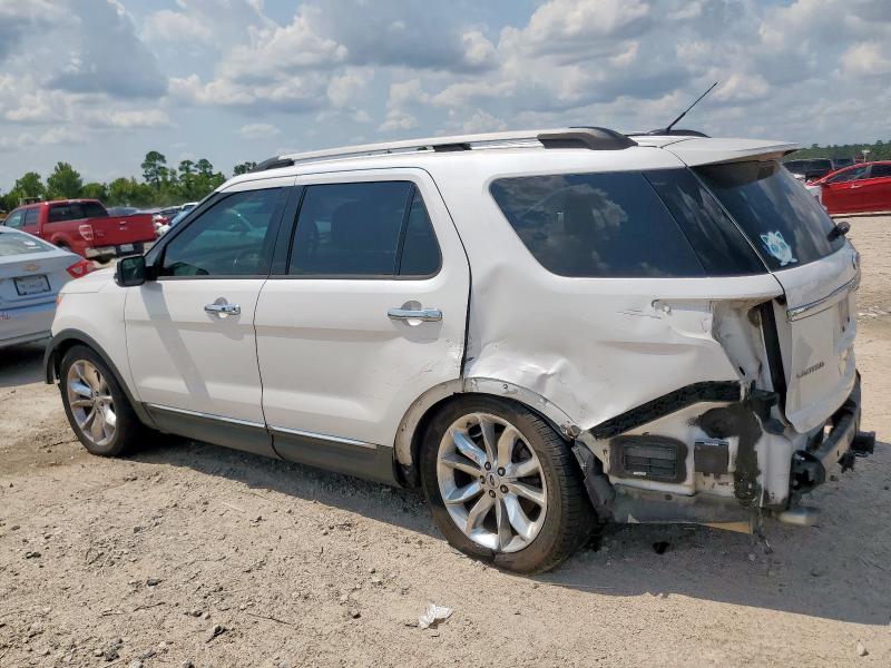 1FM5K7F83FGA40137 - 2015 FORD EXPLORER LIMITED WHITE photo 2