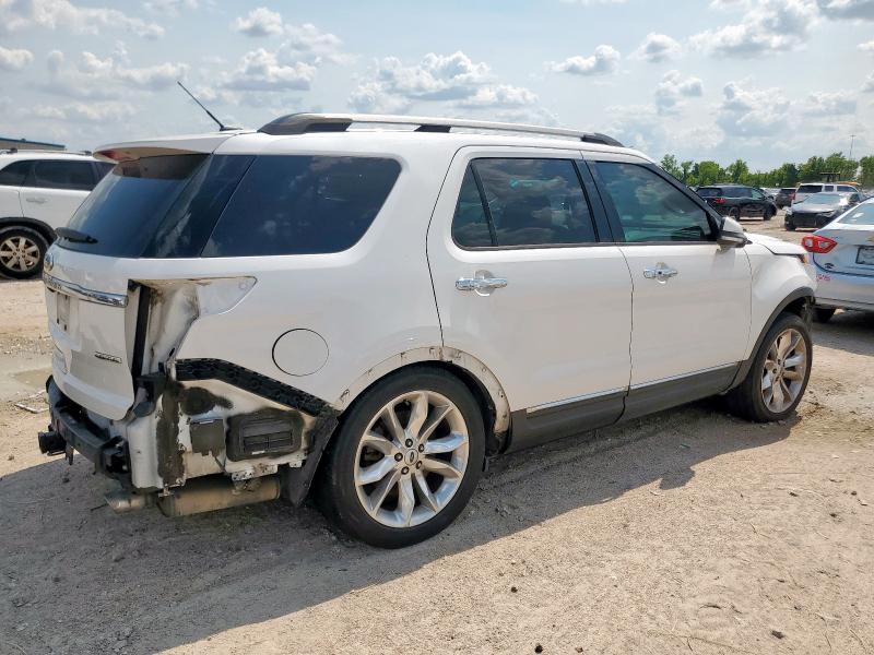 1FM5K7F83FGA40137 - 2015 FORD EXPLORER LIMITED WHITE photo 3