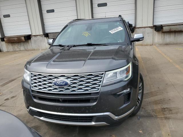 1FM5K8HT9JGB06092 - 2018 FORD EXPLORER PLATINUM GRAY photo 5